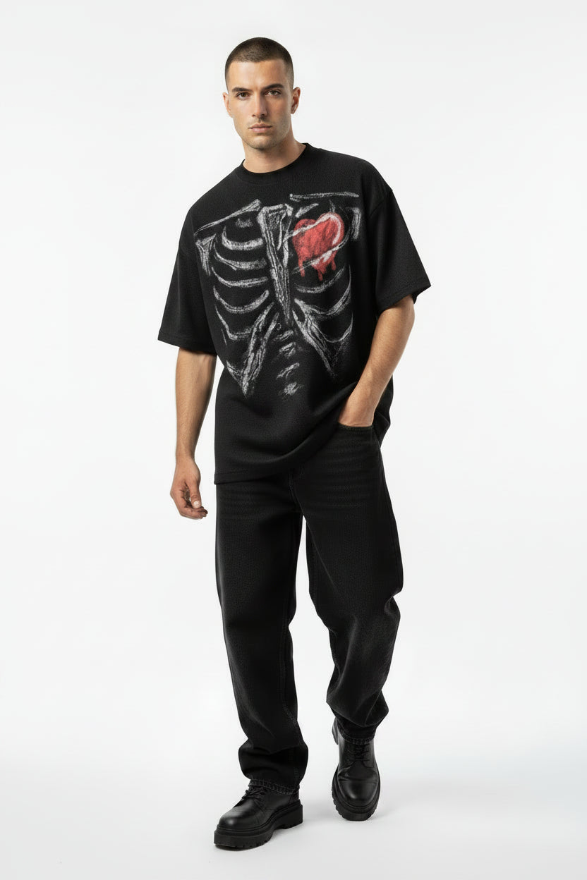 Melted Heart Skeleton Tee