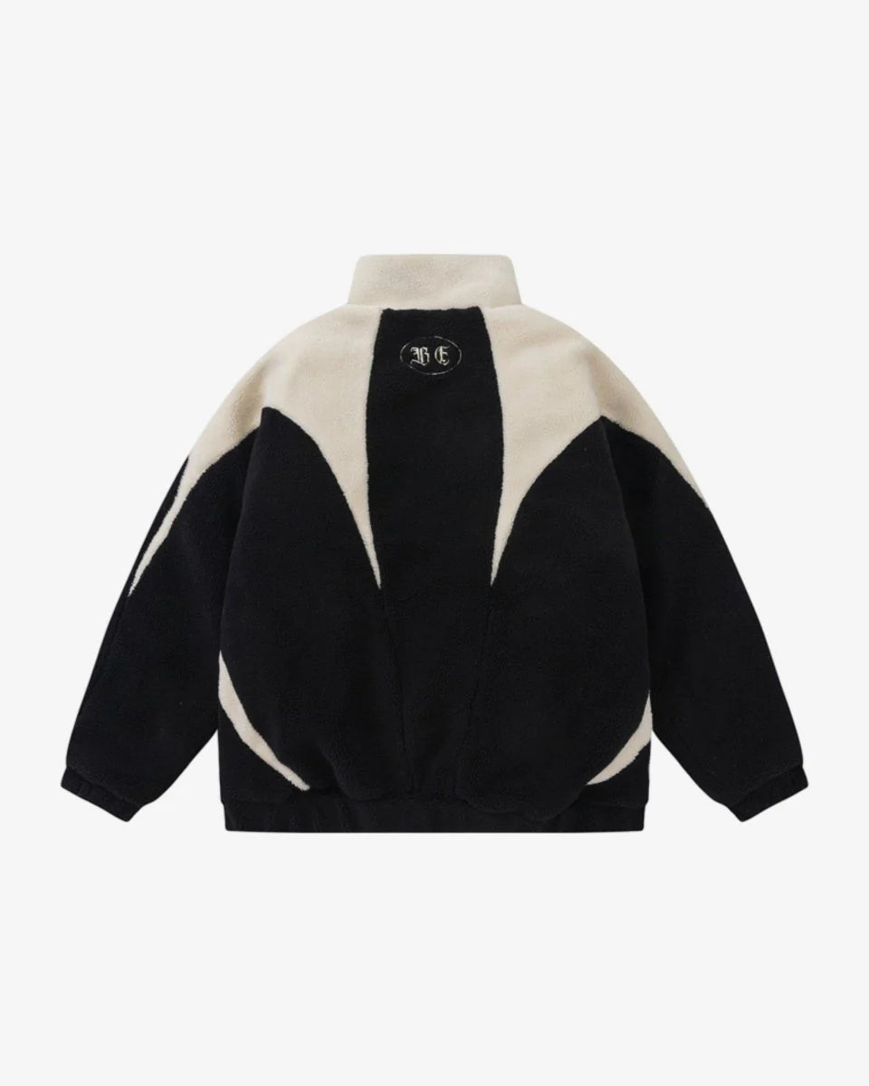 Fleece Bicolor Zip Jacket