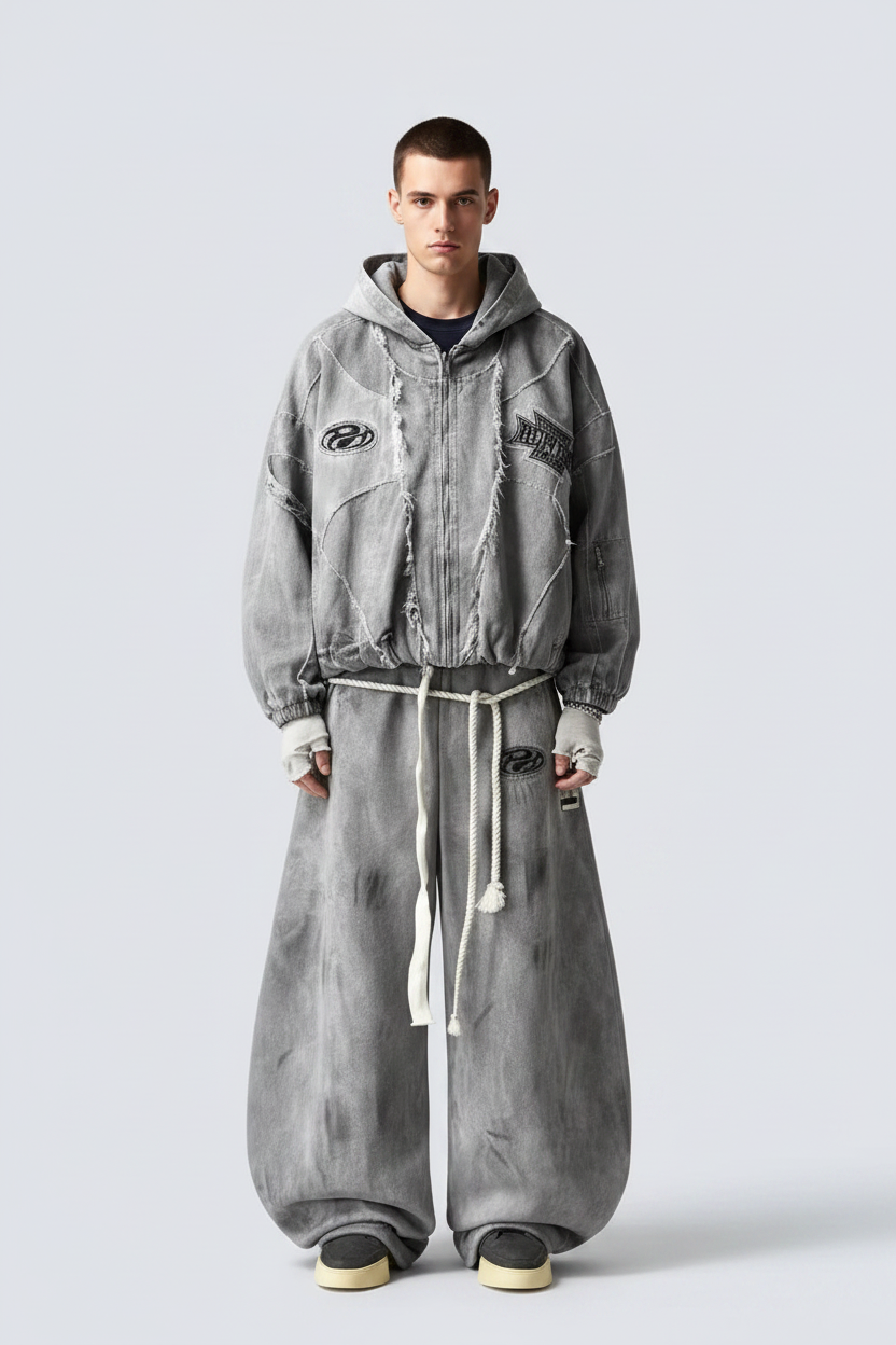 Washed Grey Patchwork Set – nuovo modello